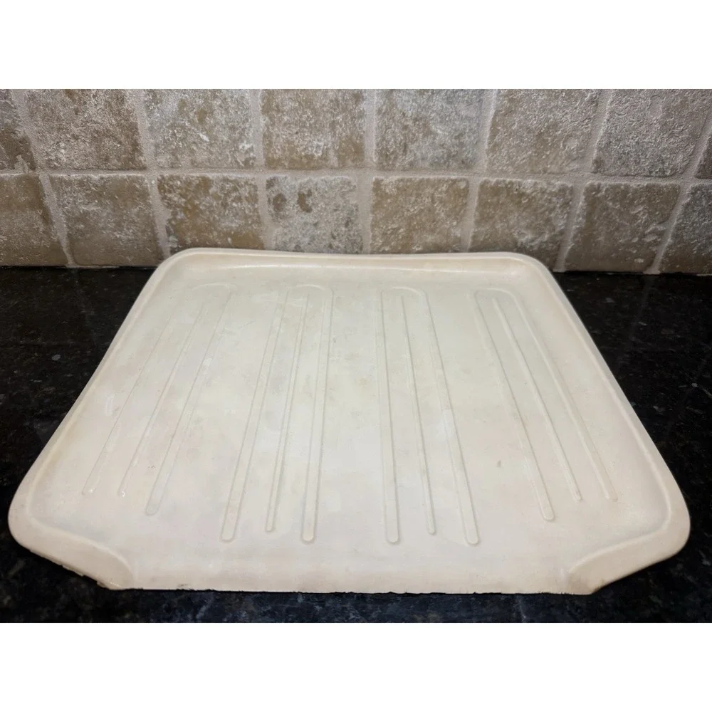 Vintage Rubbermaid‎ Dish Draining Tray - Almond/Beige - Model 1180 - Firm Rubber